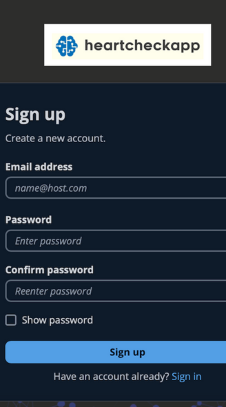 App screen